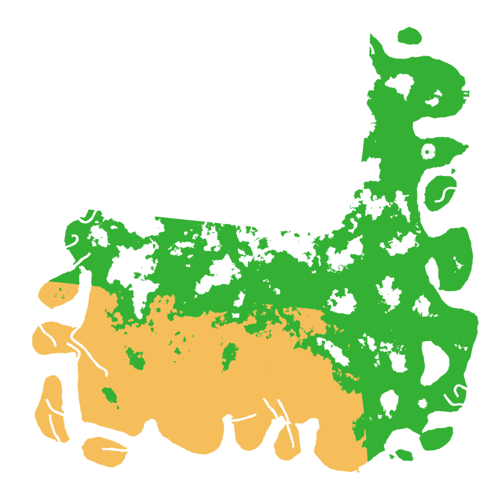 Biome Rust Map: Procedural Map, Size: 5000, Seed: 2514
