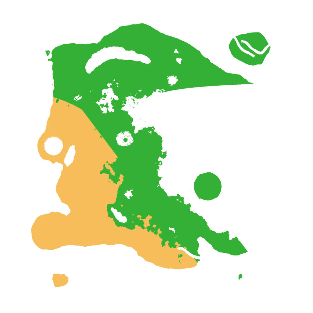 Biome Rust Map: Procedural Map, Size: 3000, Seed: 22935