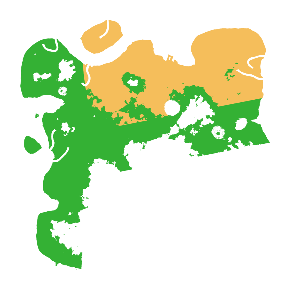 Biome Rust Map: Procedural Map, Size: 3500, Seed: 2073851188