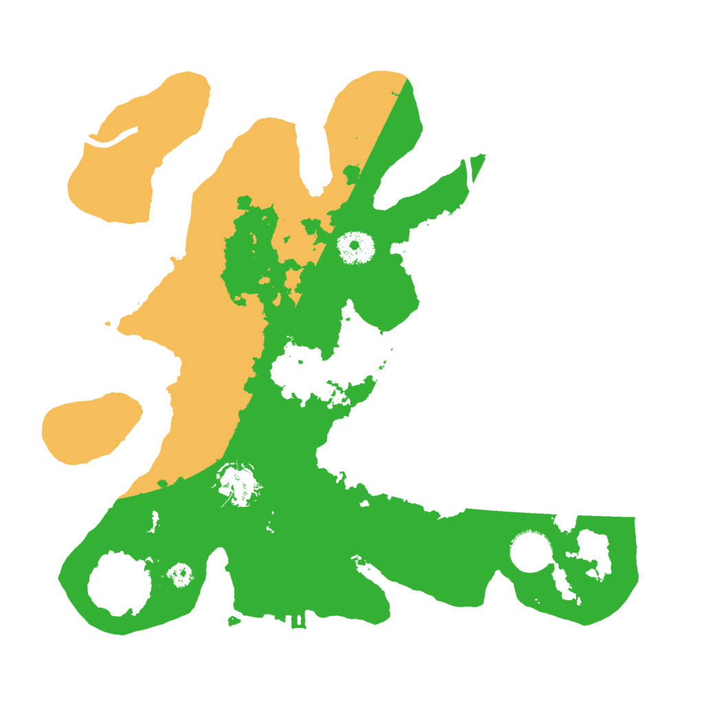Biome Rust Map: Procedural Map, Size: 3000, Seed: 51200