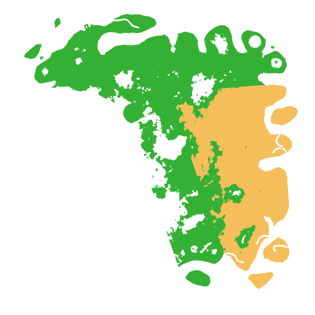 Biome Rust Map: Procedural Map, Size: 4500, Seed: 120889