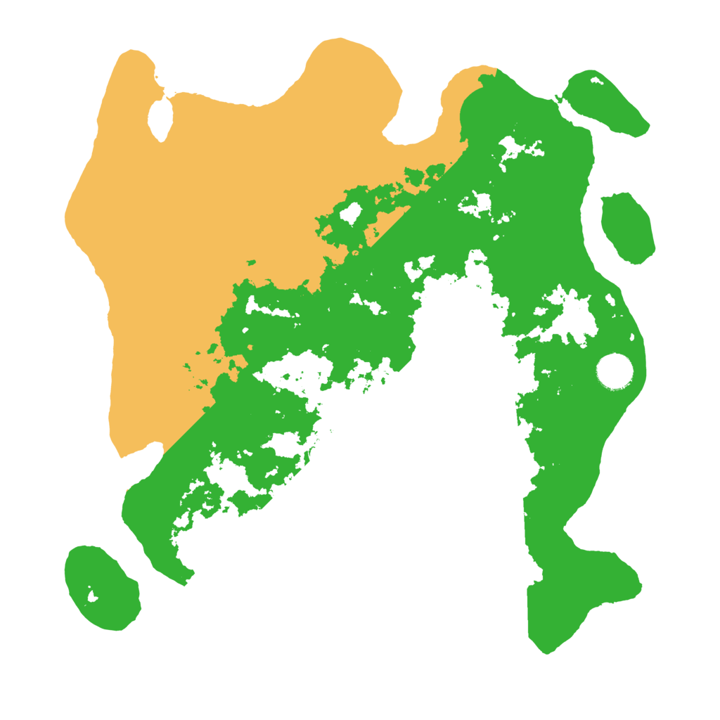 Biome Rust Map: Barren, Size: 3500, Seed: 428430211