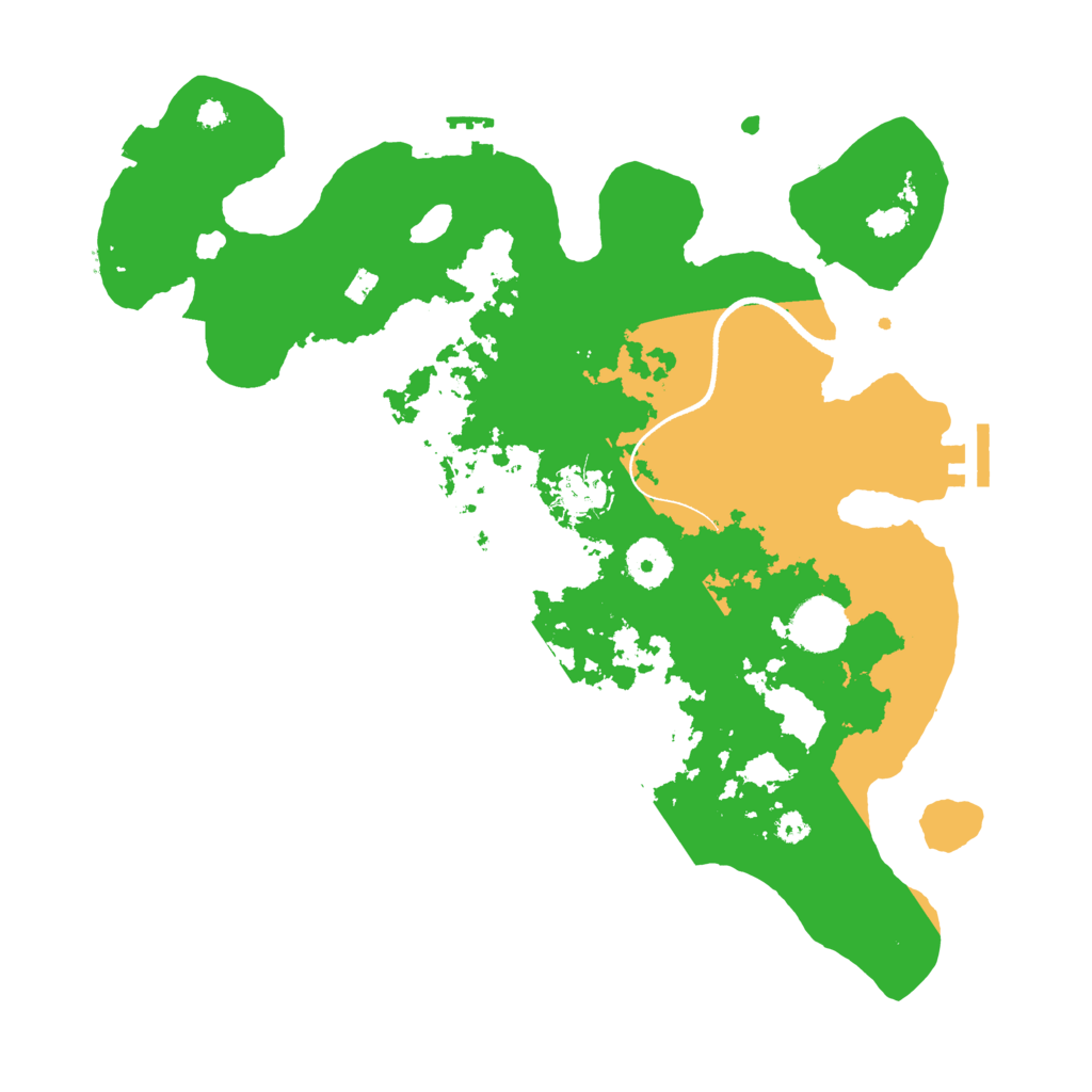 Biome Rust Map: Procedural Map, Size: 3500, Seed: 1289067289