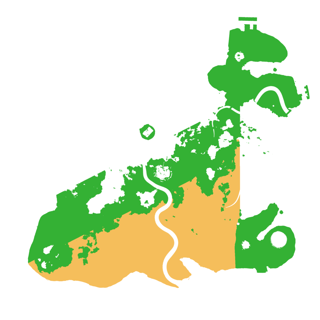 Biome Rust Map: Procedural Map, Size: 3500, Seed: 747122831