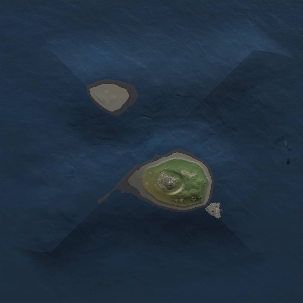 Rust Map: Procedural Map, Size: 1000, Seed: 102939483, 3 Monuments