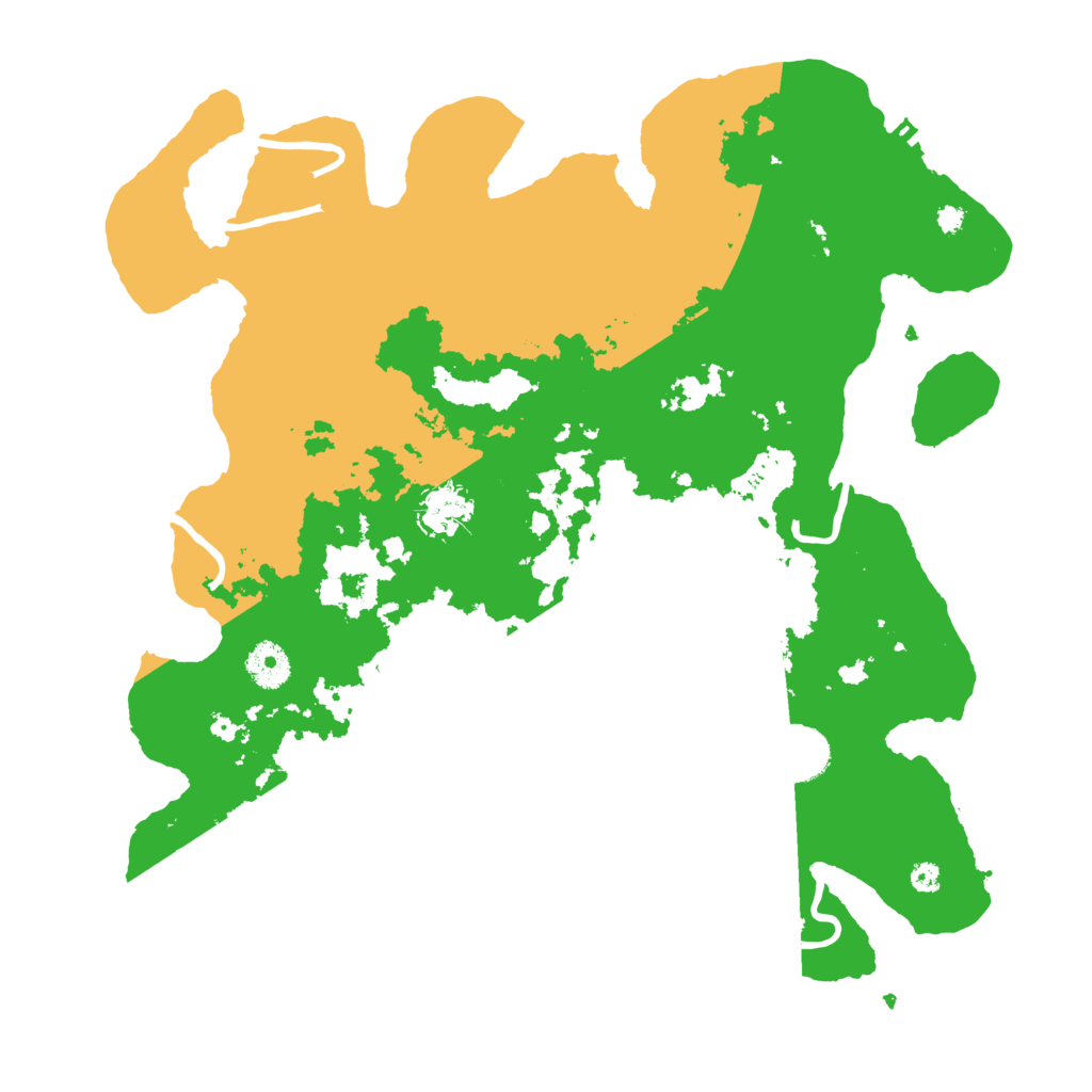 Biome Rust Map: Procedural Map, Size: 3700, Seed: 187068471