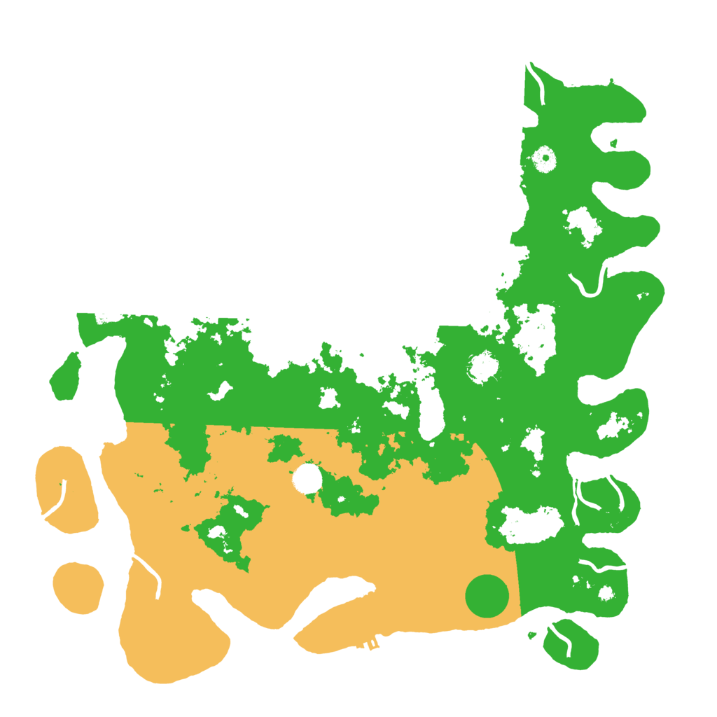 Biome Rust Map: Procedural Map, Size: 4350, Seed: 857857