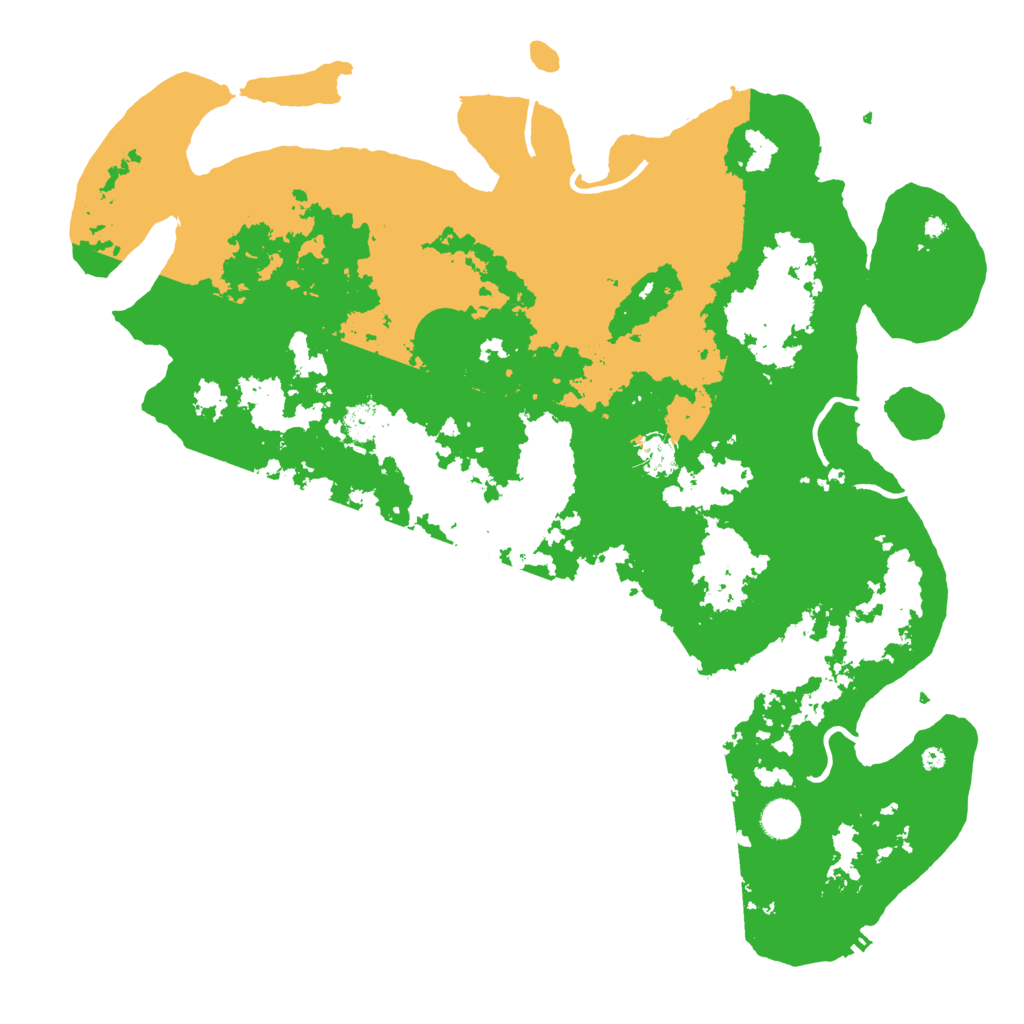 Biome Rust Map: Procedural Map, Size: 4500, Seed: 1089998772