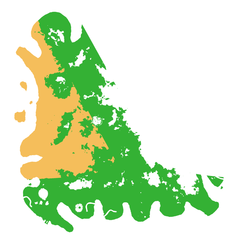 Biome Rust Map: Procedural Map, Size: 4500, Seed: 35242