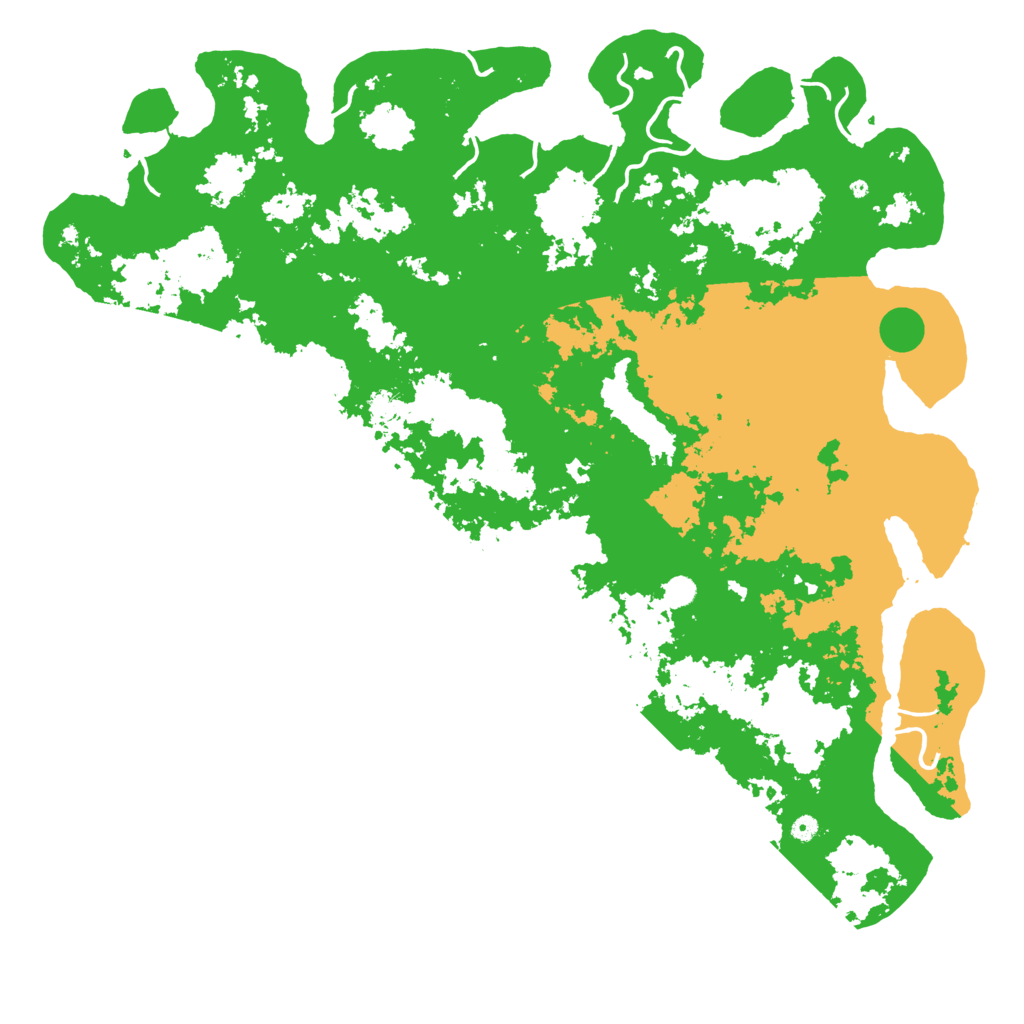 Biome Rust Map: Procedural Map, Size: 6000, Seed: 244895148