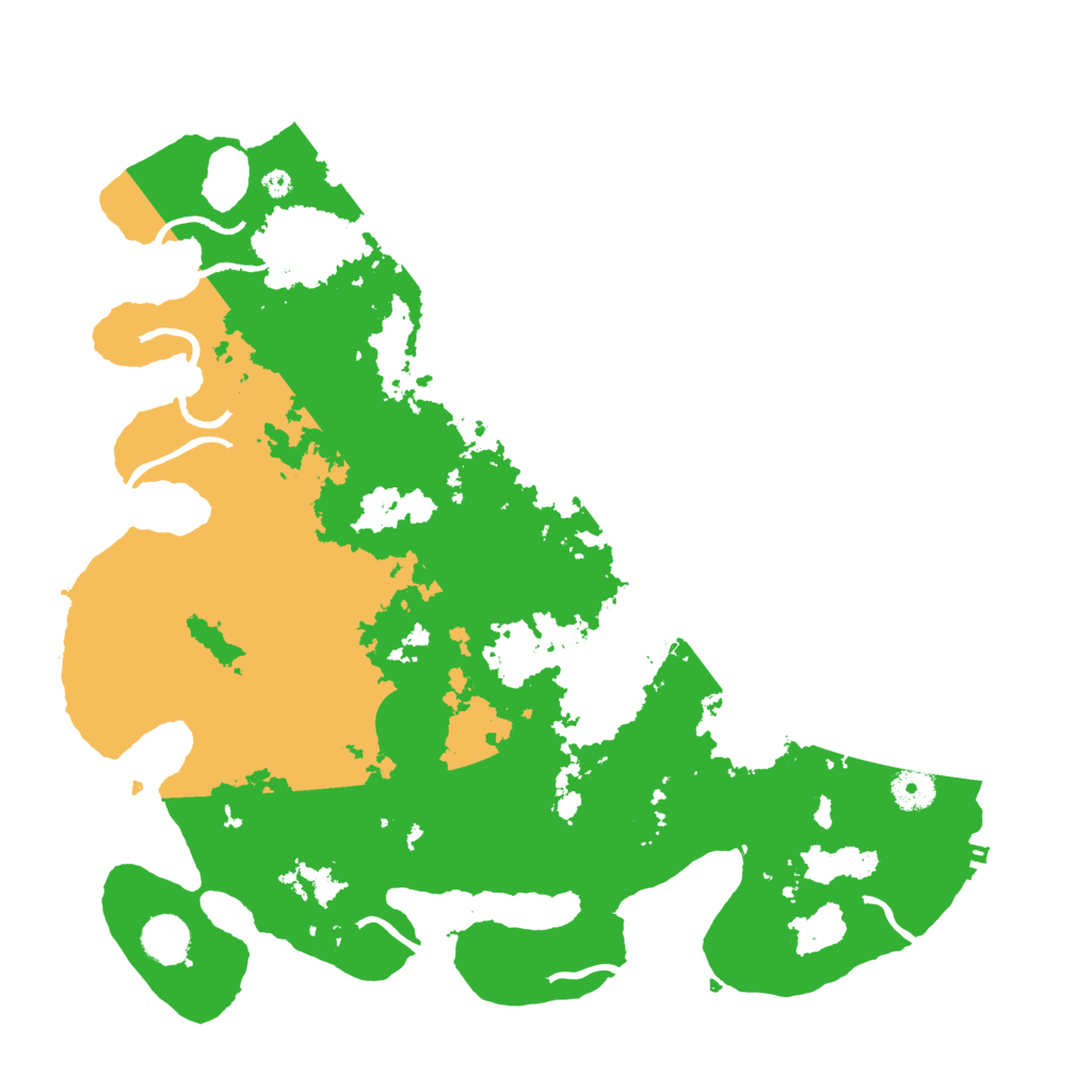 Biome Rust Map: Procedural Map, Size: 4000, Seed: 253385