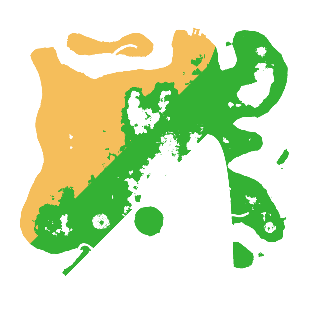 Biome Rust Map: Procedural Map, Size: 3000, Seed: 1199719903