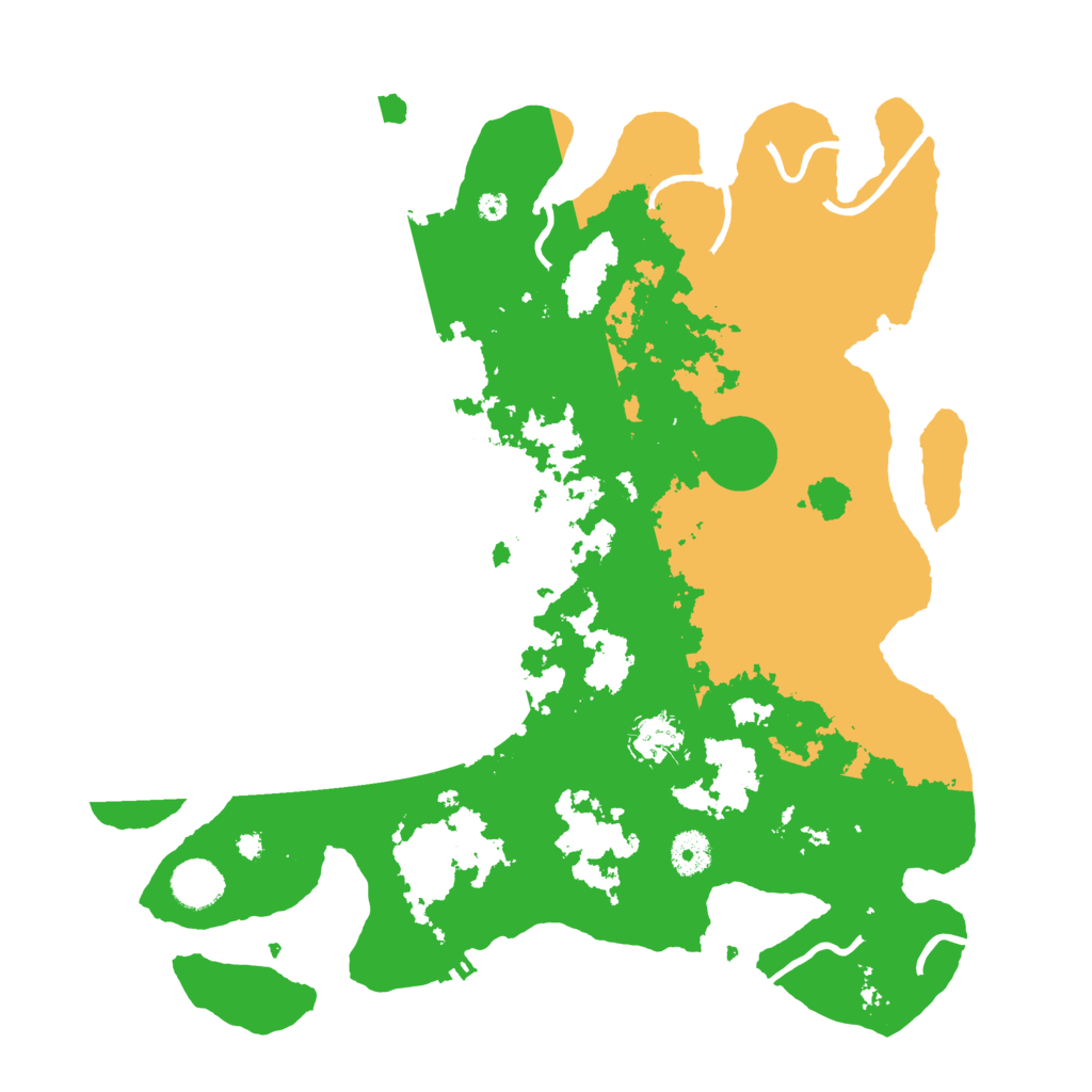 Biome Rust Map: Procedural Map, Size: 3850, Seed: 2039708621