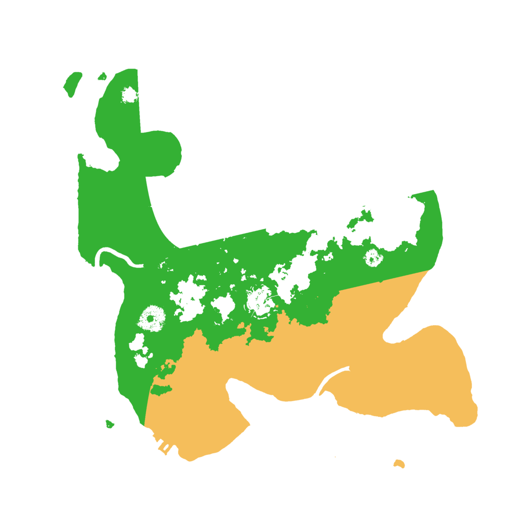 Biome Rust Map: Procedural Map, Size: 3000, Seed: 434