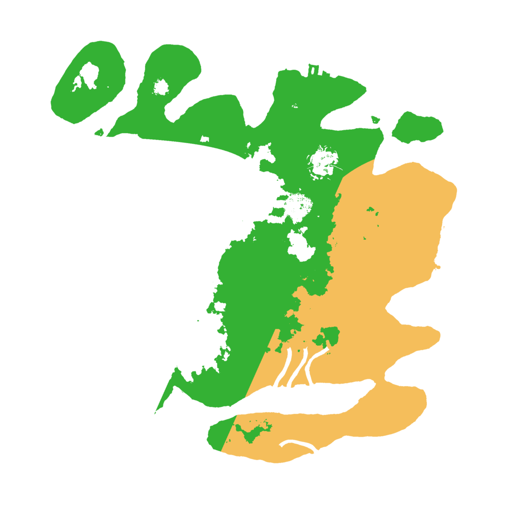 Biome Rust Map: Procedural Map, Size: 3000, Seed: 2007824157