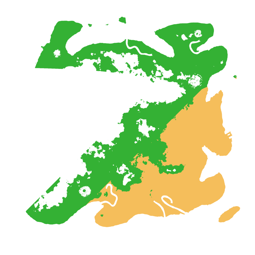 Biome Rust Map: Procedural Map, Size: 3500, Seed: 1009085192