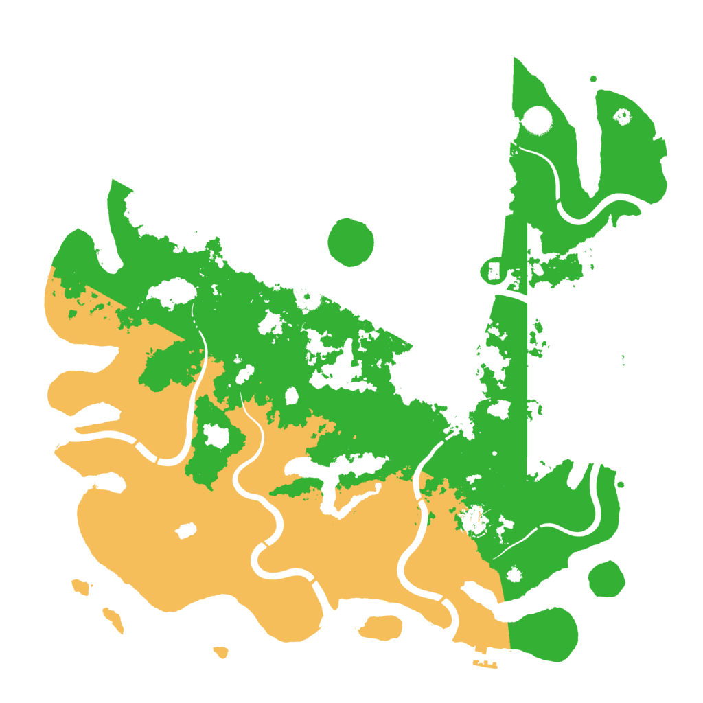 Biome Rust Map: Procedural Map, Size: 4300, Seed: 40499098