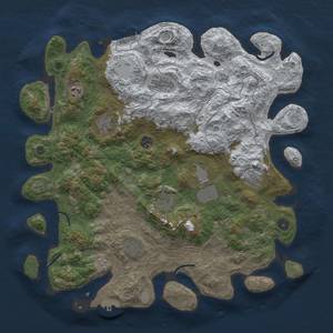 Thumbnail Rust Map: Procedural Map, Size: 4250, Seed: 379252667, 18 Monuments