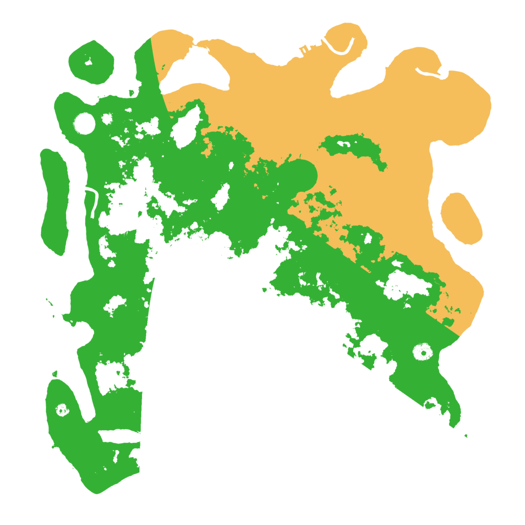 Biome Rust Map: Procedural Map, Size: 4300, Seed: 17014