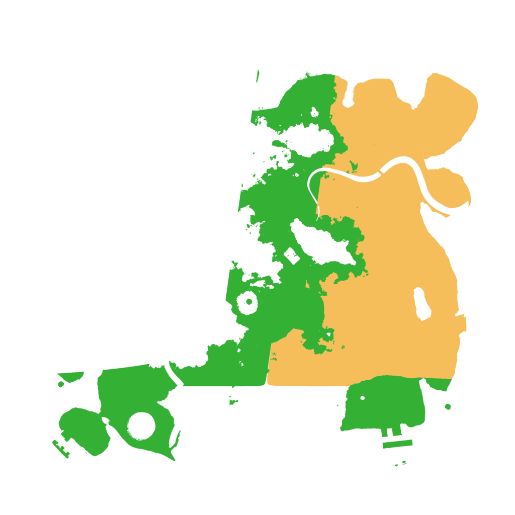 Biome Rust Map: Procedural Map, Size: 3500, Seed: 1231326649