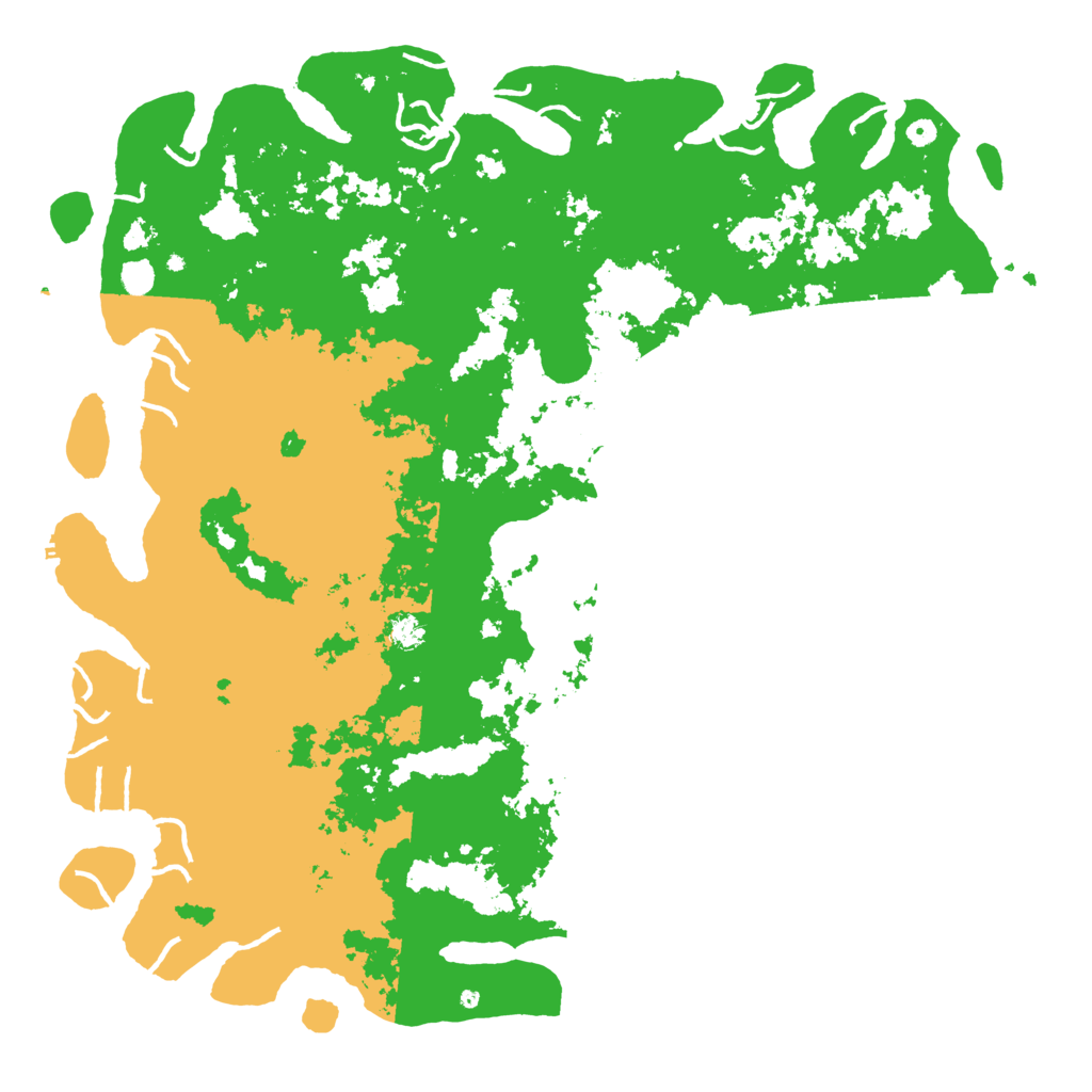 Biome Rust Map: Procedural Map, Size: 6000, Seed: 2028261730
