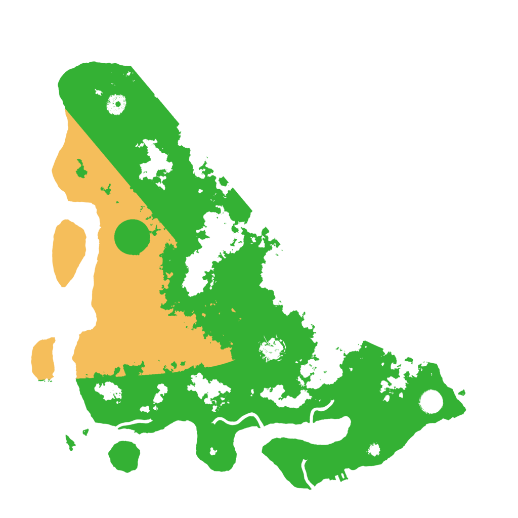 Biome Rust Map: Procedural Map, Size: 3900, Seed: 645158