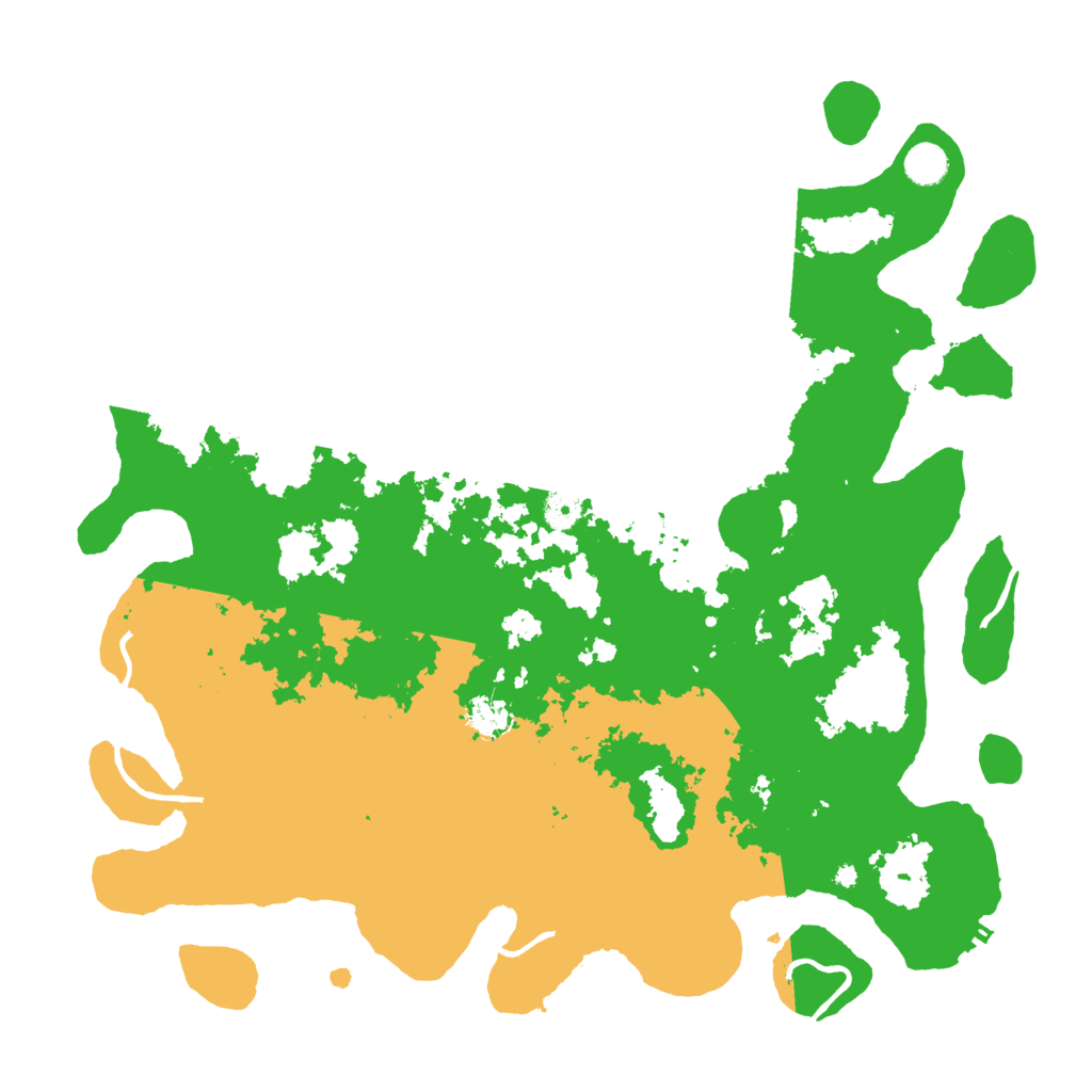 Biome Rust Map: Procedural Map, Size: 4500, Seed: 724309897
