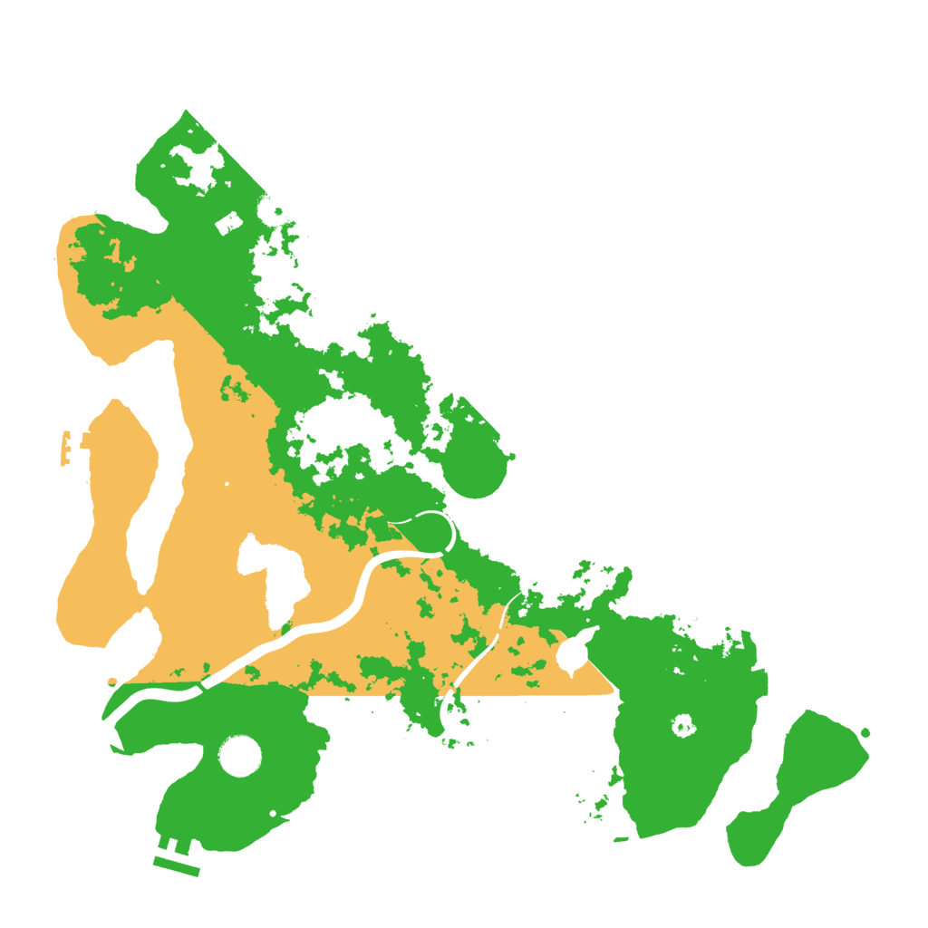 Biome Rust Map: Procedural Map, Size: 4000, Seed: 989658
