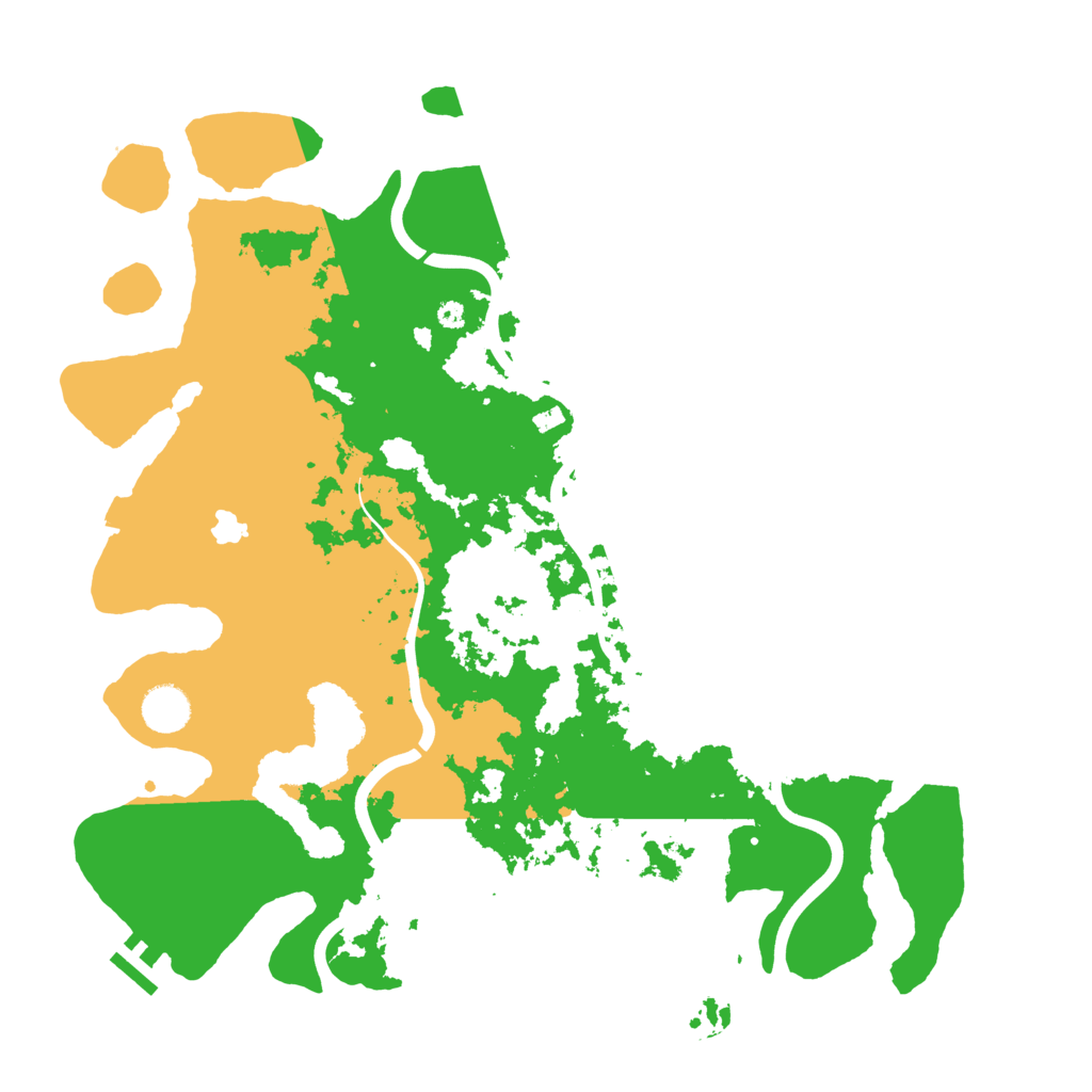 Biome Rust Map: Procedural Map, Size: 4000, Seed: 400470