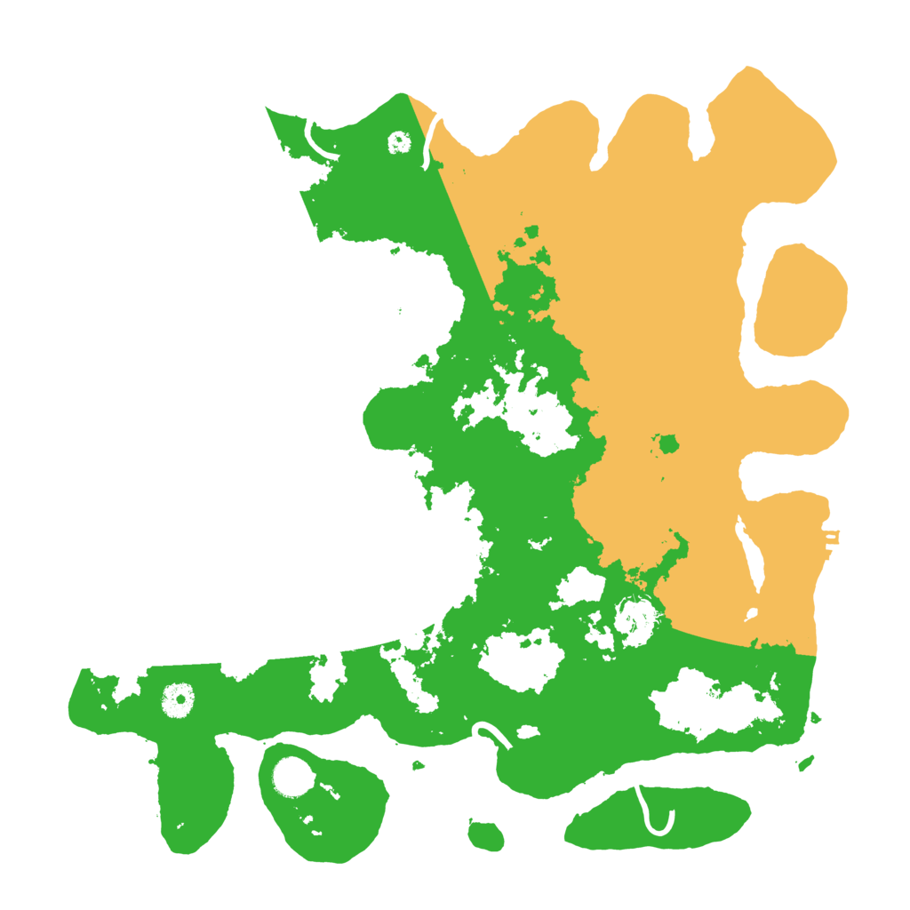 Biome Rust Map: Procedural Map, Size: 4000, Seed: 203657