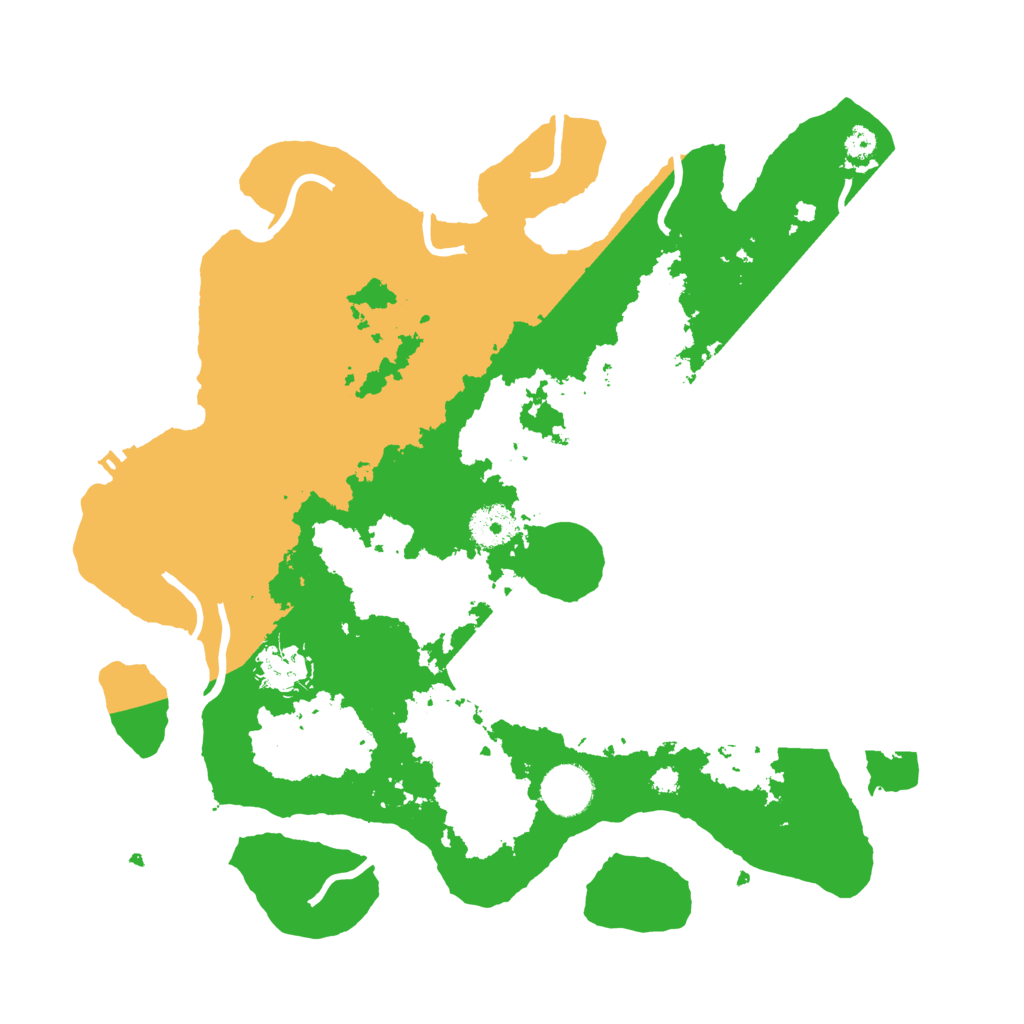 Biome Rust Map: Procedural Map, Size: 3500, Seed: 3567375