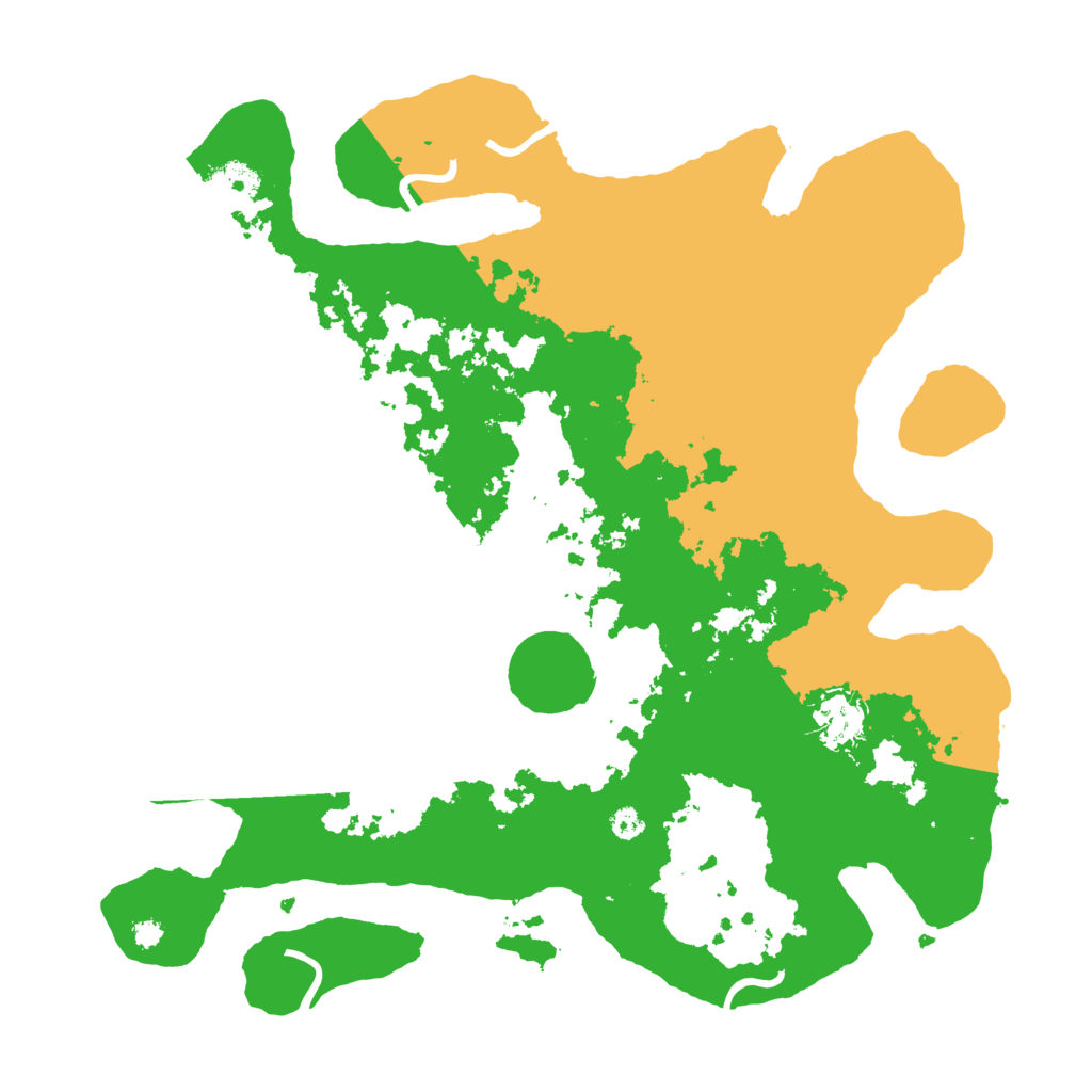 Biome Rust Map: Procedural Map, Size: 3500, Seed: 103830156