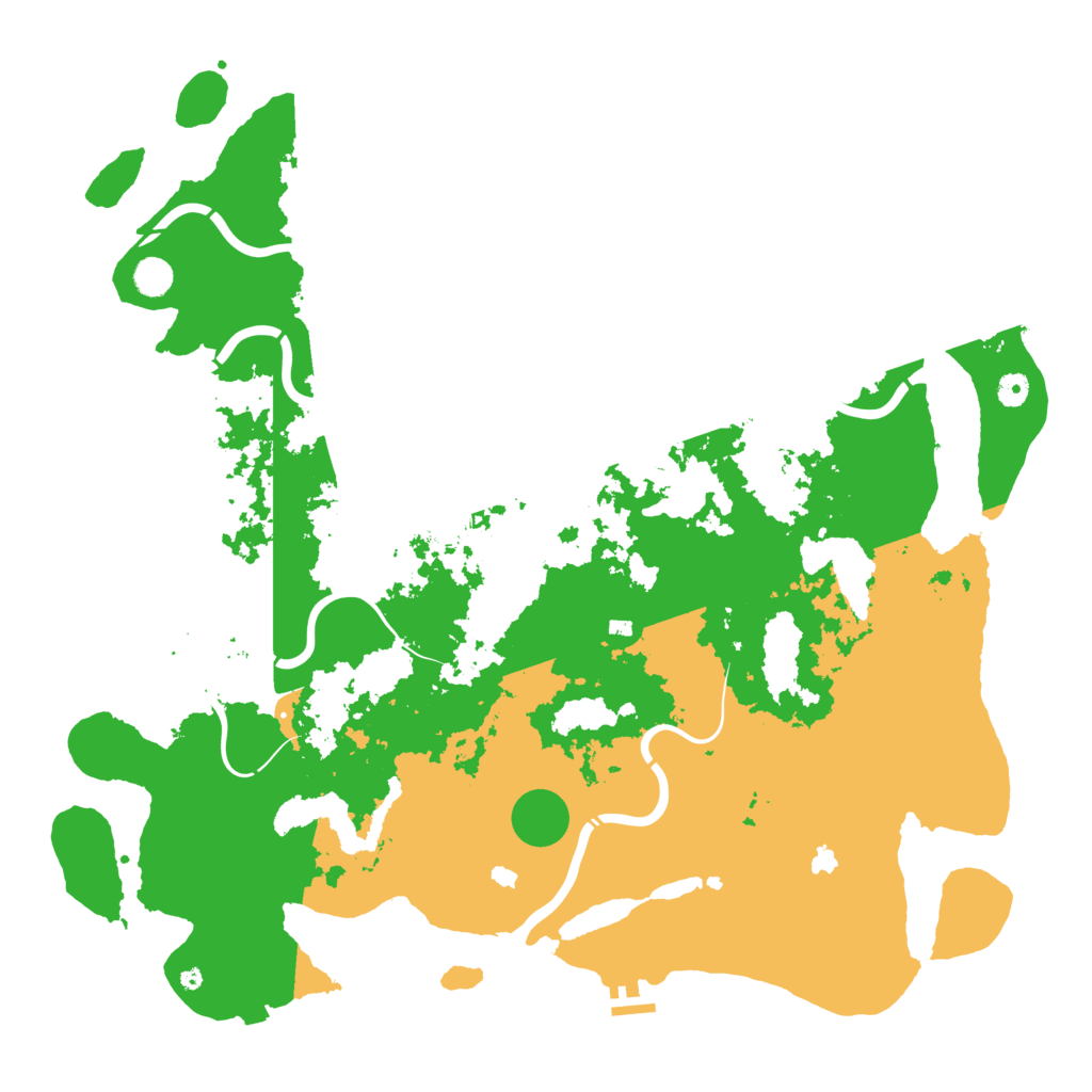 Biome Rust Map: Procedural Map, Size: 5000, Seed: 71524125