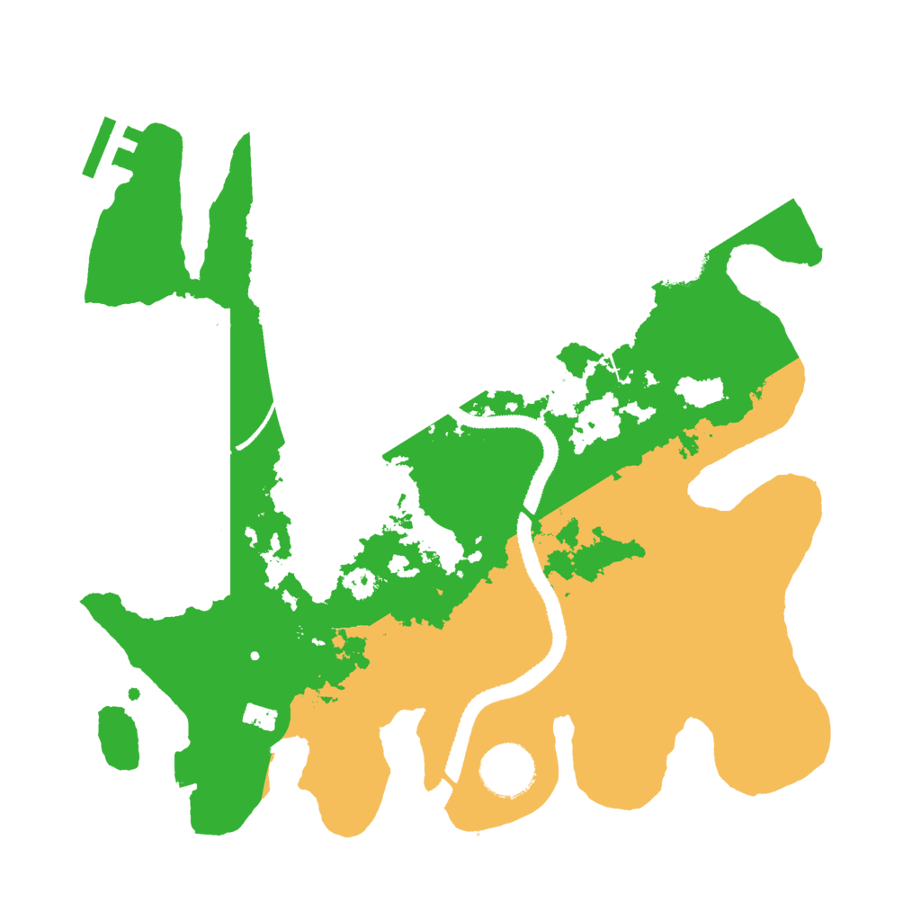 Biome Rust Map: Procedural Map, Size: 3000, Seed: 500000