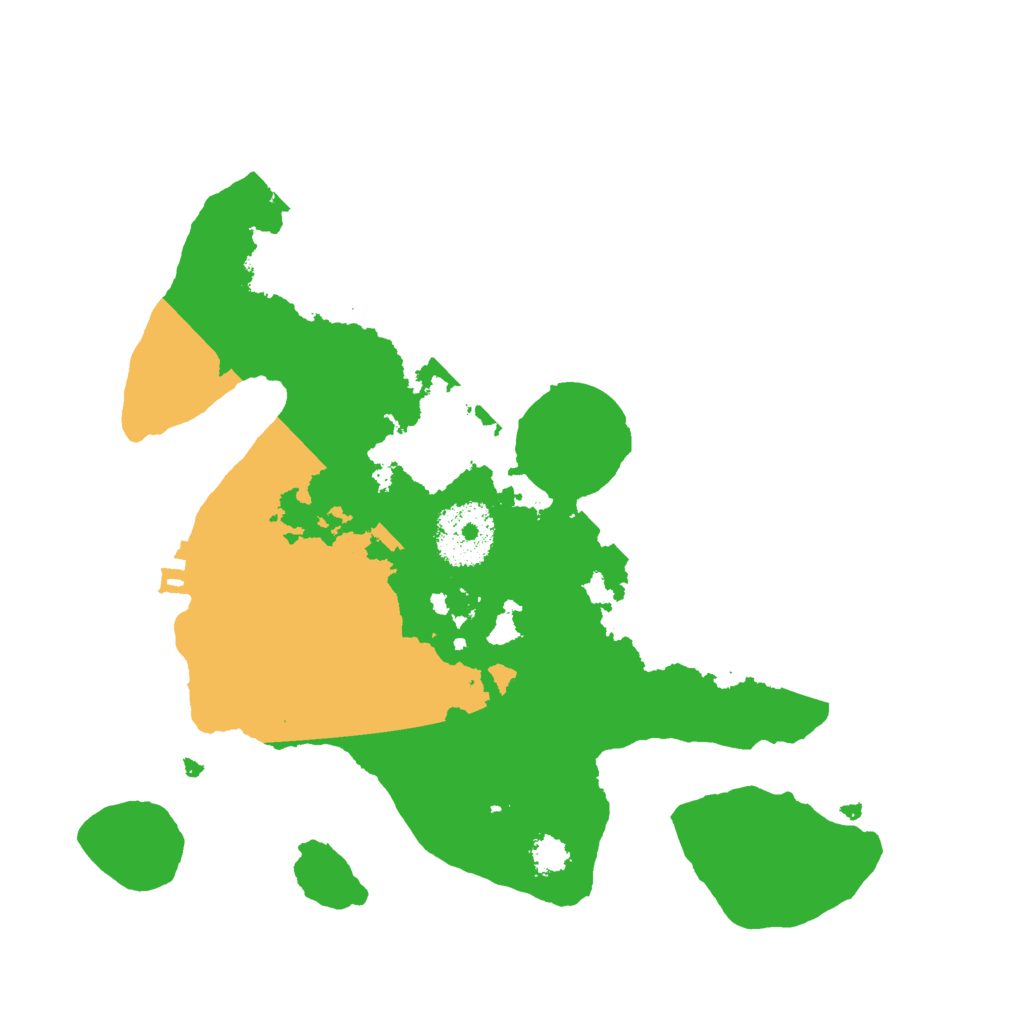 Biome Rust Map: Procedural Map, Size: 2500, Seed: 746234