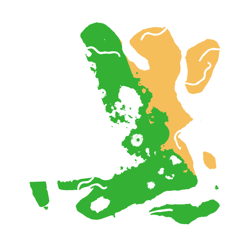 Biome Rust Map: Procedural Map, Size: 3000, Seed: 4874486