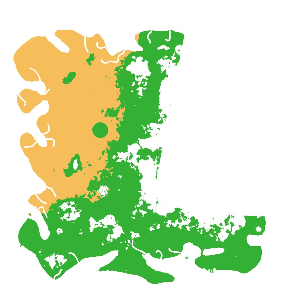 Biome Rust Map: Procedural Map, Size: 5000, Seed: 6542168