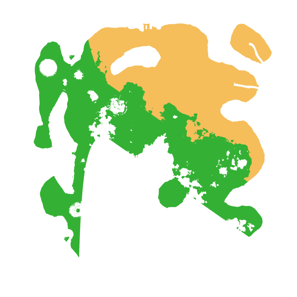 Biome Rust Map: Procedural Map, Size: 3000, Seed: 23557