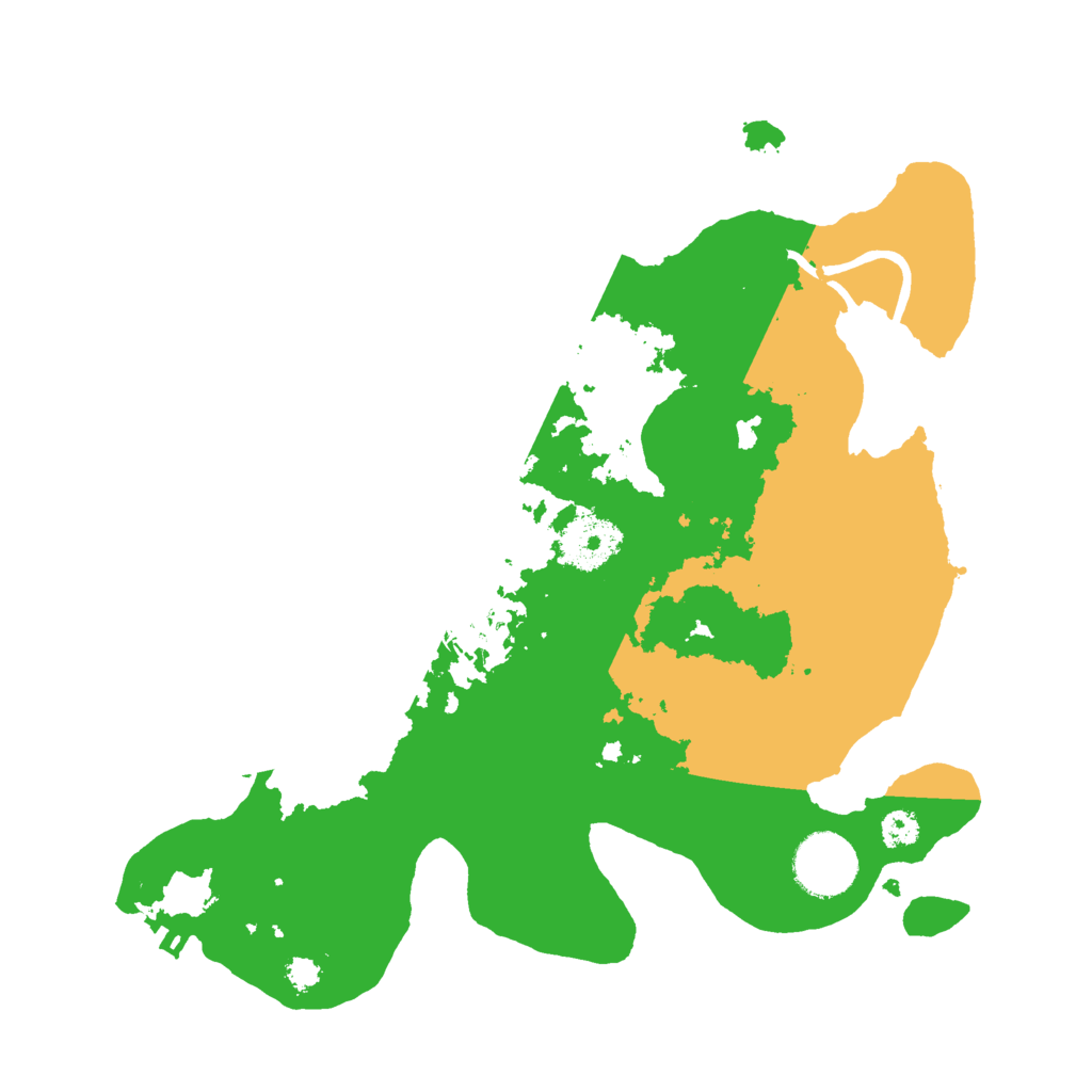 Biome Rust Map: Procedural Map, Size: 3000, Seed: 23202