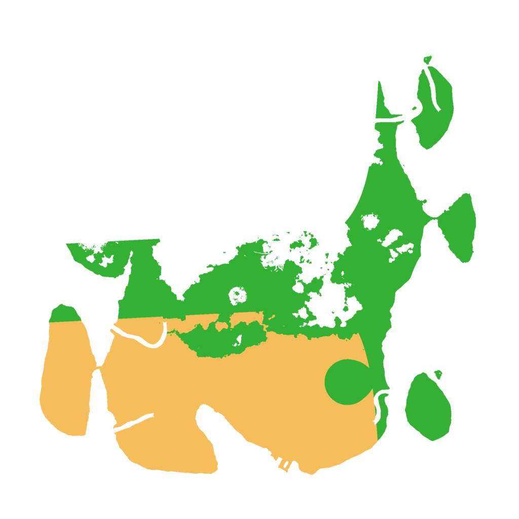 Biome Rust Map: Procedural Map, Size: 3000, Seed: 512512
