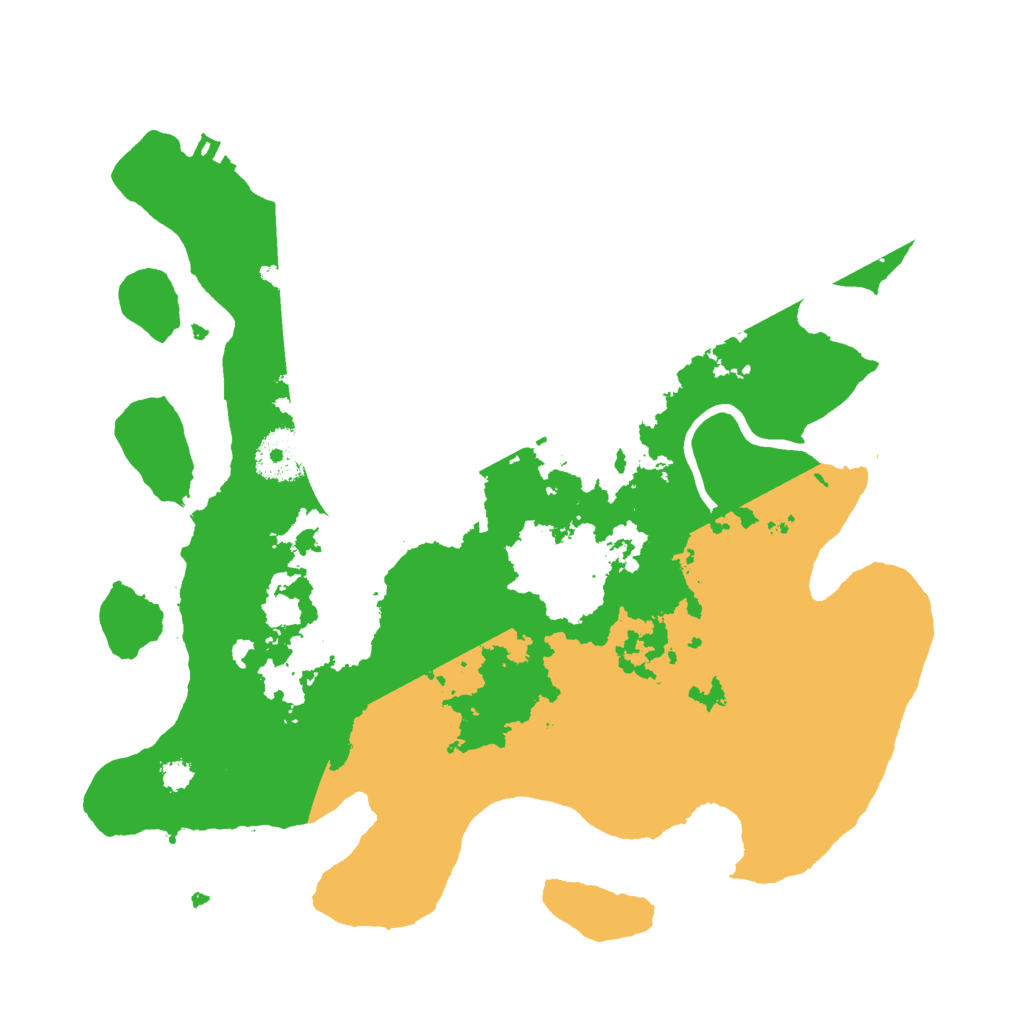 Biome Rust Map: Procedural Map, Size: 3000, Seed: 768349616