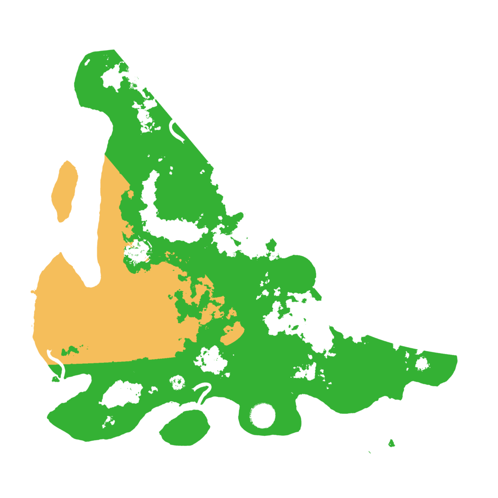 Biome Rust Map: Procedural Map, Size: 3500, Seed: 1425