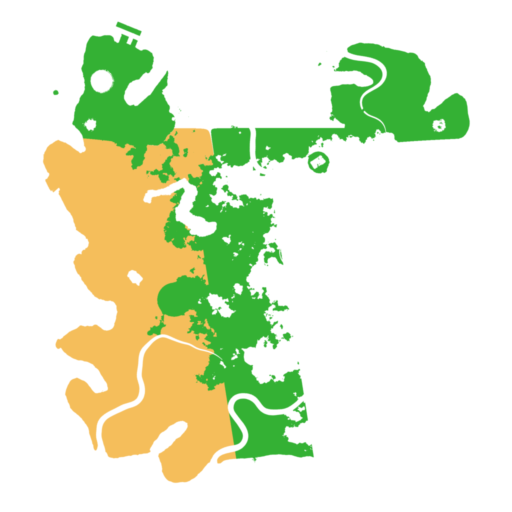 Biome Rust Map: Procedural Map, Size: 4000, Seed: 7528