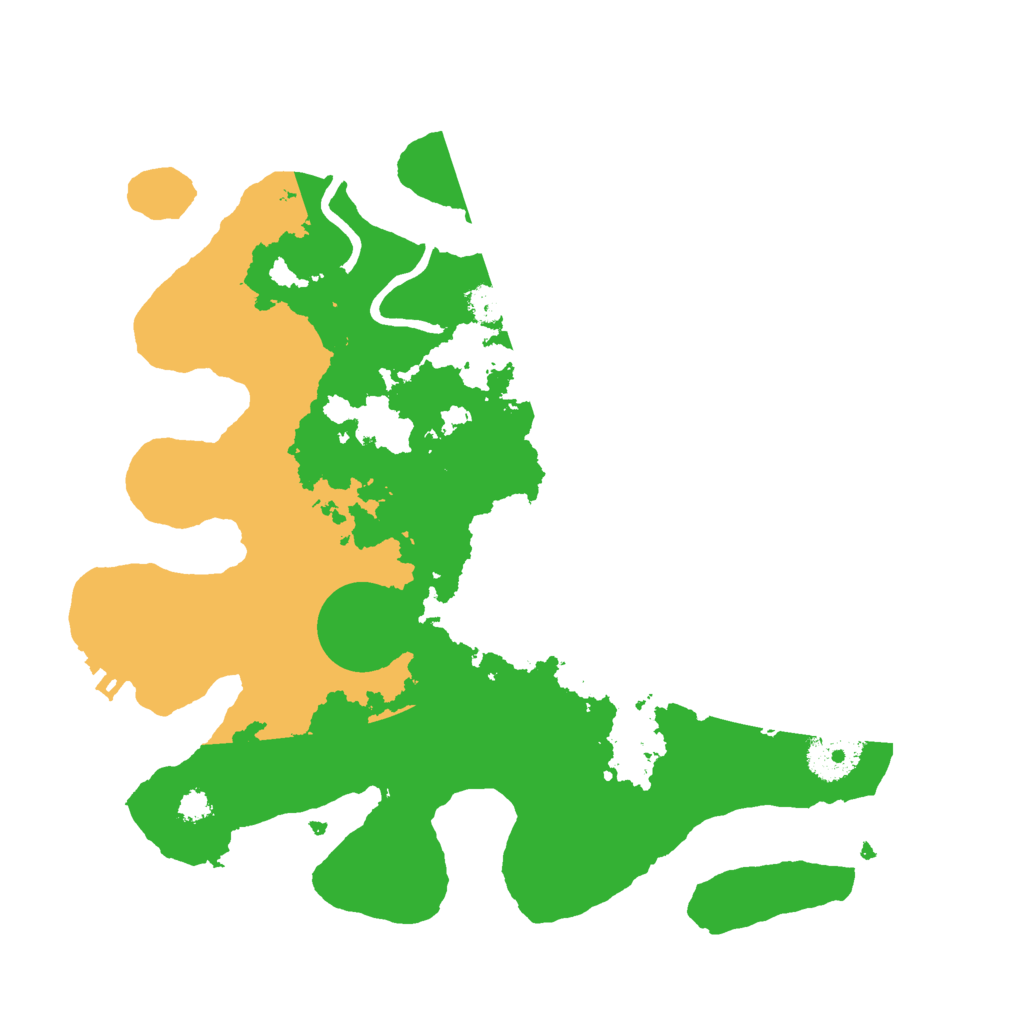 Biome Rust Map: Procedural Map, Size: 3000, Seed: 105276807