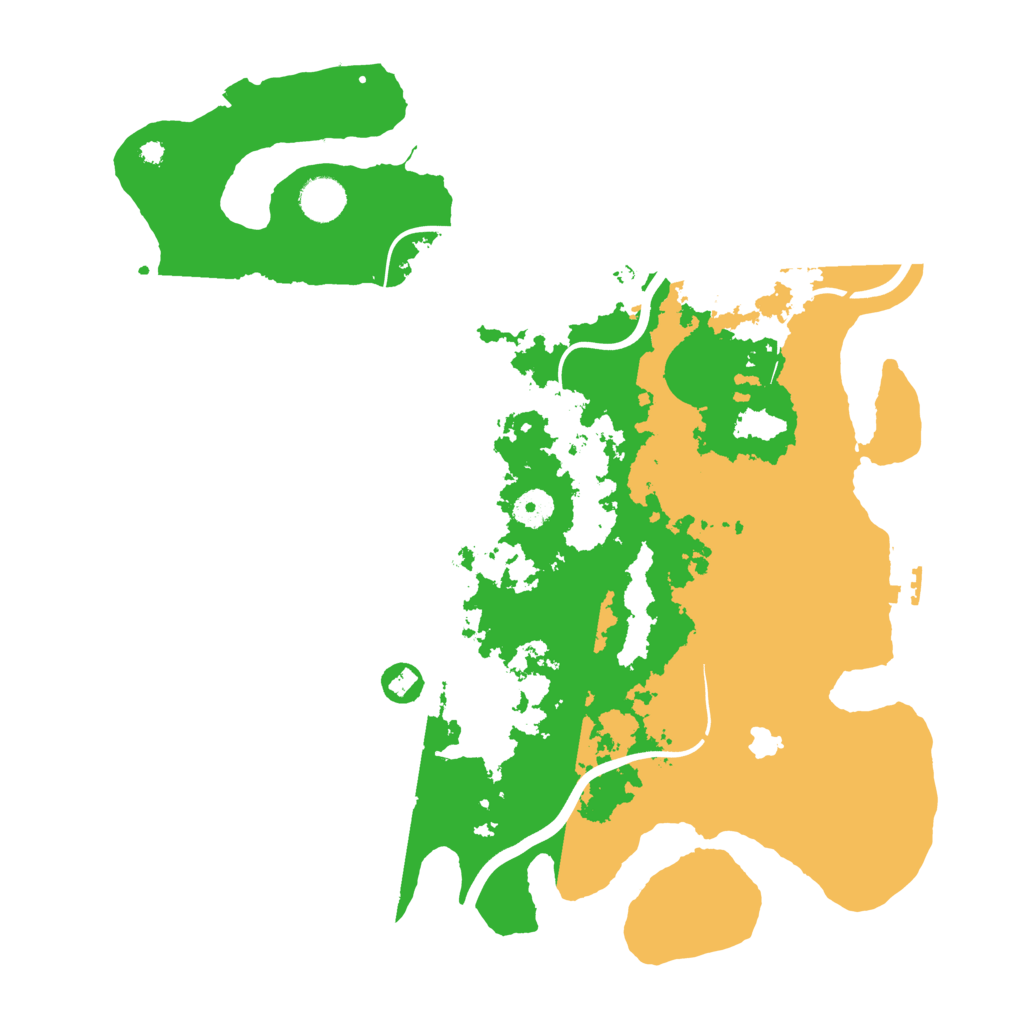 Biome Rust Map: Procedural Map, Size: 4001, Seed: 300
