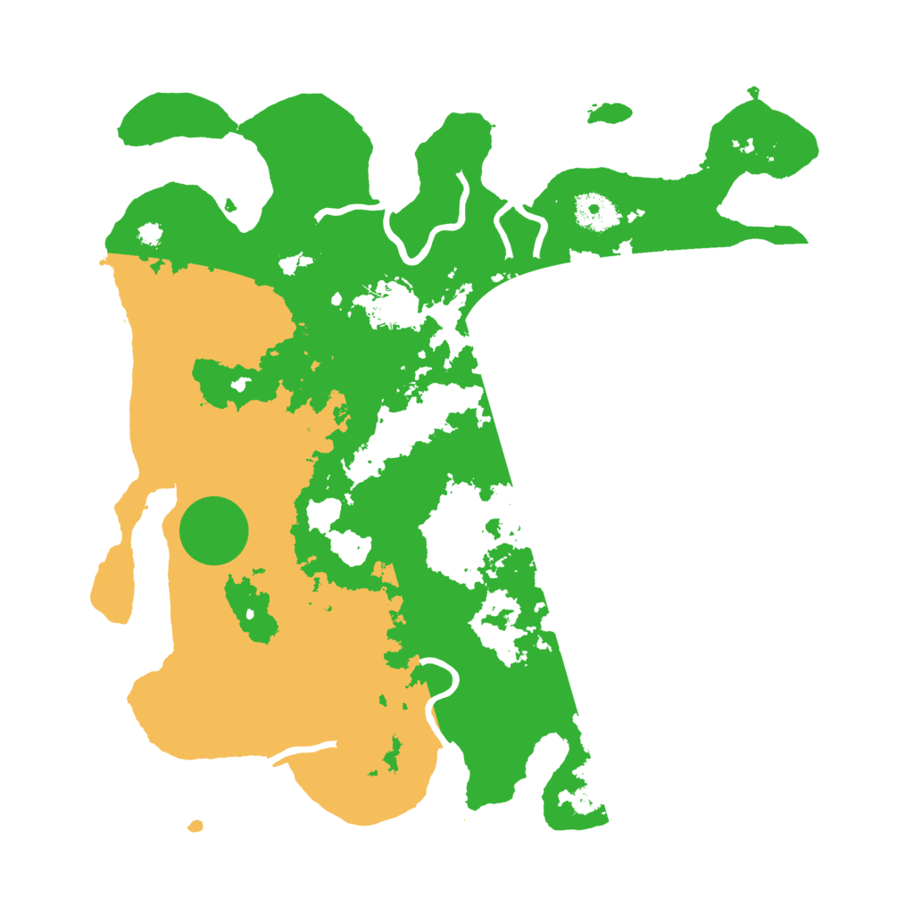 Biome Rust Map: Procedural Map, Size: 3500, Seed: 5540
