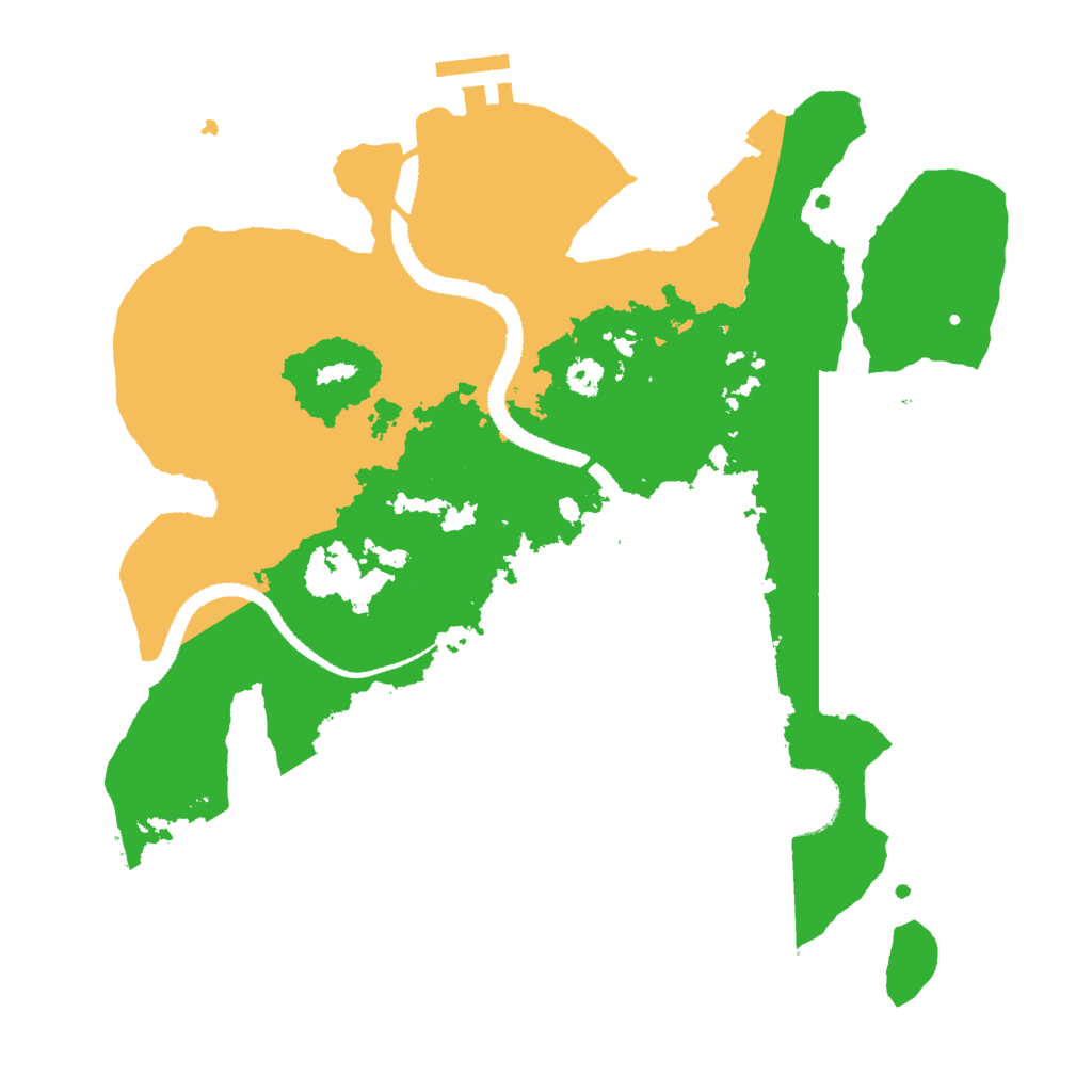 Biome Rust Map: Procedural Map, Size: 3000, Seed: 826835309