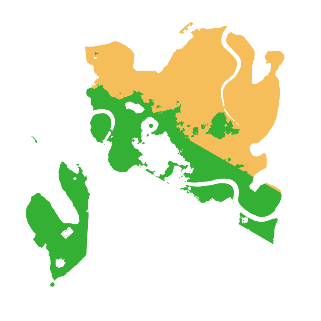 Biome Rust Map: Procedural Map, Size: 3000, Seed: 8905