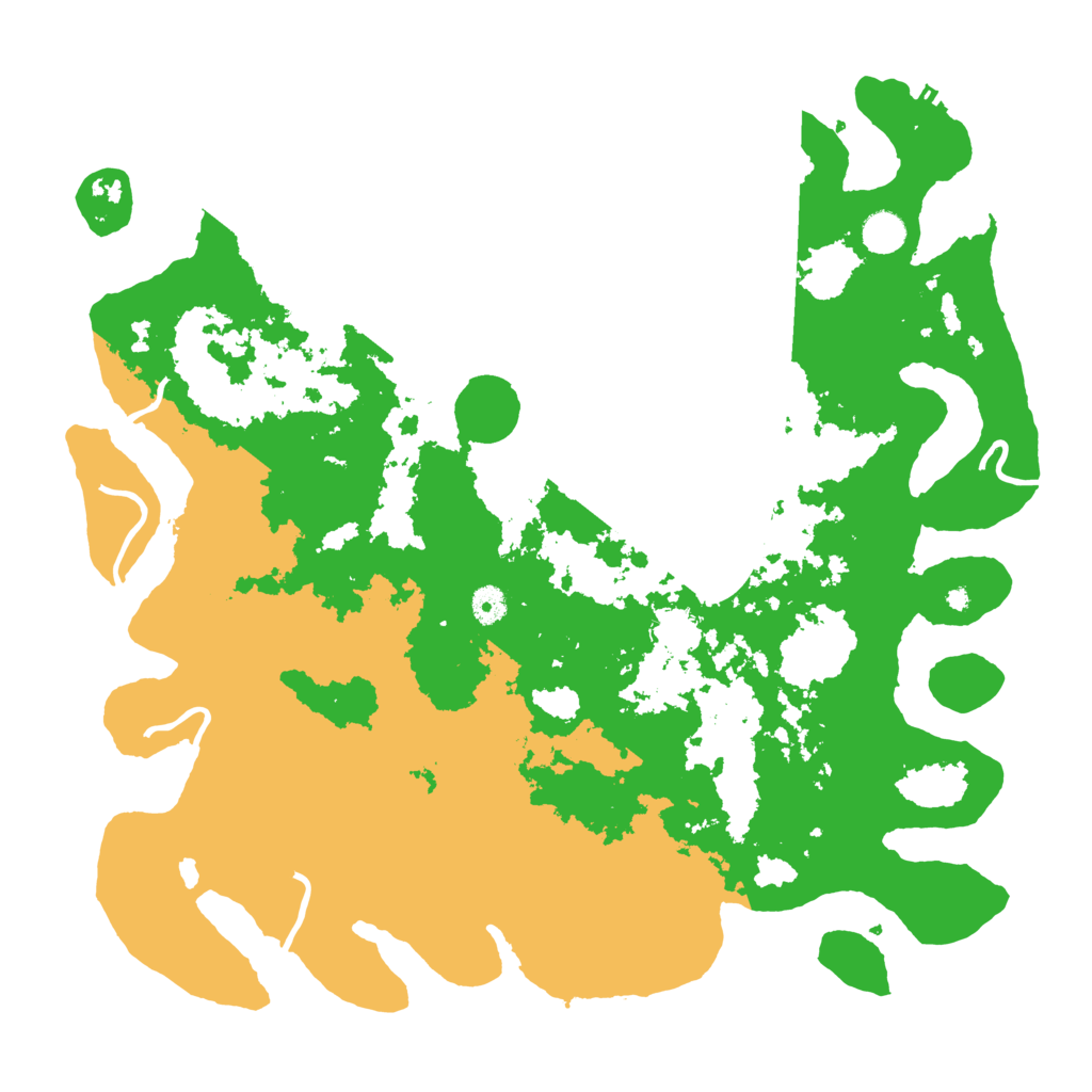 Biome Rust Map: Procedural Map, Size: 4500, Seed: 329270750