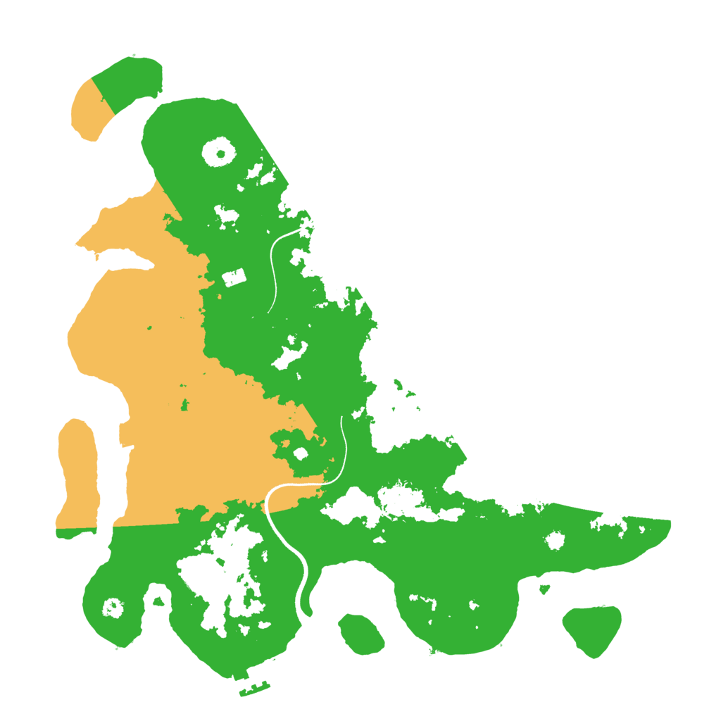 Biome Rust Map: Procedural Map, Size: 3500, Seed: 1797121239